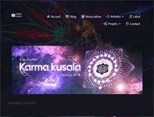 Tablet Screenshot of karma-kusala.com